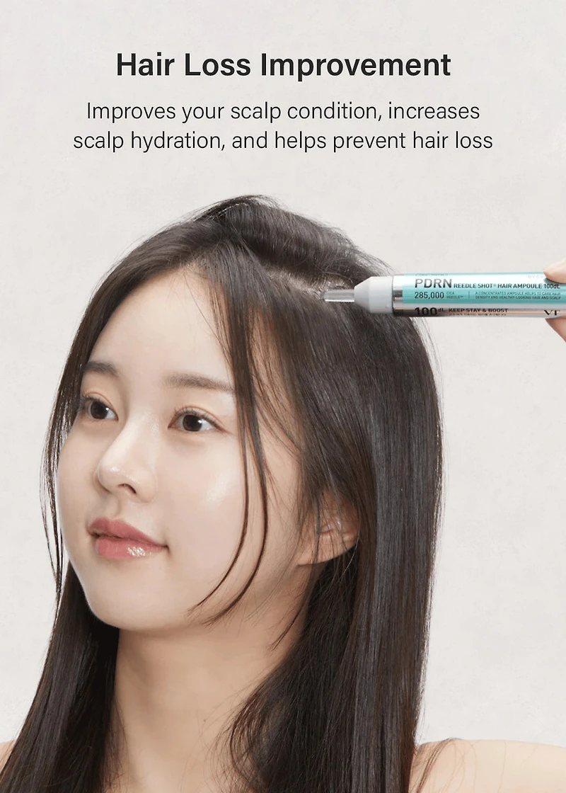 VT PDRN Reedle Shot 100dL Hair Ampoule 15ml