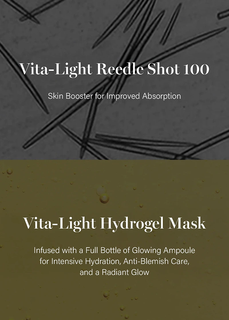 VT Vita-Light Reedle Shot 100 2-Step Hydrogel Mask (1 Mask)