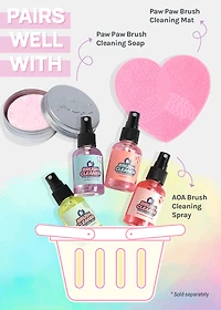 AOA 10-Piece Rainbow Brush Set + Cloud Travel Bag