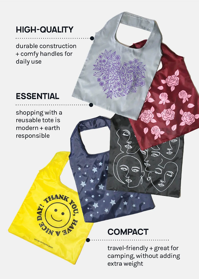 Official Key Items ReUse-able Tote: Faces