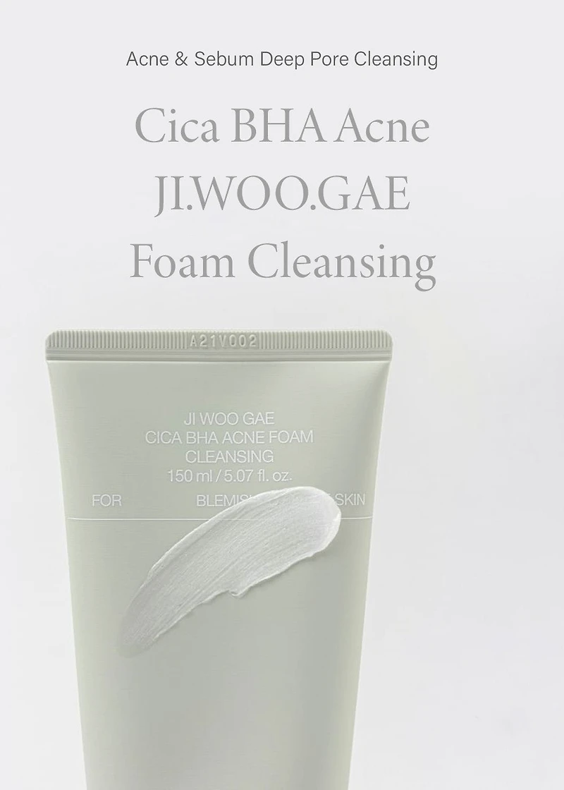 celimax Ji Woo Gae Cica BHA Acne Foam Cleansing 150ml