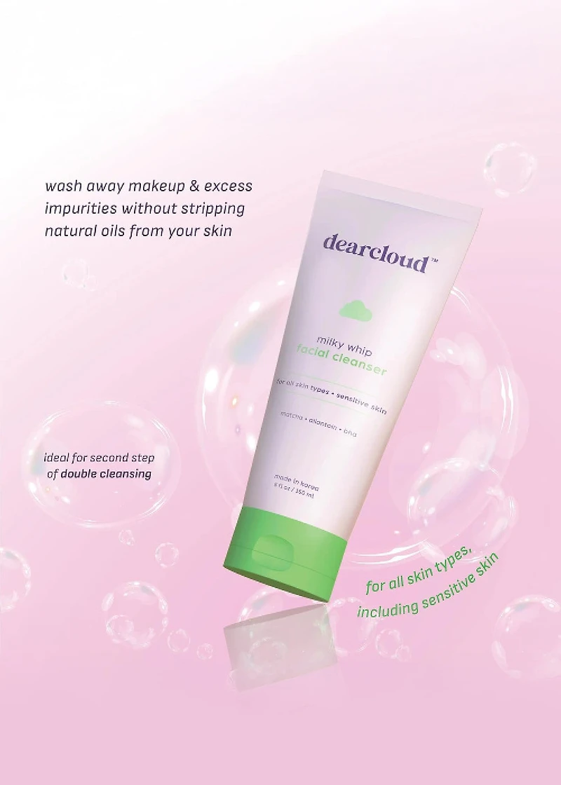 dearcloud Milky Whip Facial Cleanser 150ml