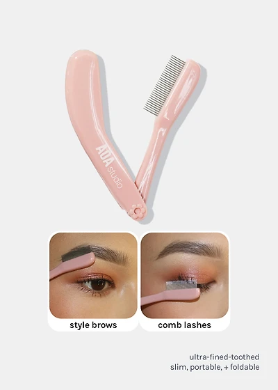 AOA Foldable Eyelash + Brow Comb