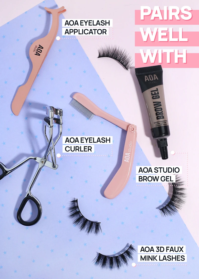 AOA Foldable Eyelash + Brow Comb