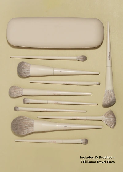 AOA Hero Brush Set + Silicone Travel Case