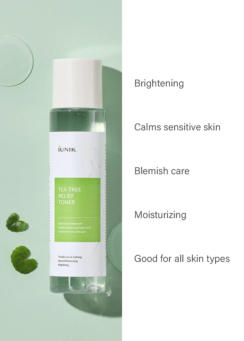 iUNIK Tea Tree Relief Toner 200ml