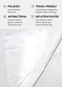 Official Key Items Leather Shoe Cleaning Wipes
