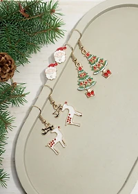 Miss A Christmas Earrings - Deer