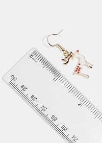 Miss A Christmas Earrings - Deer