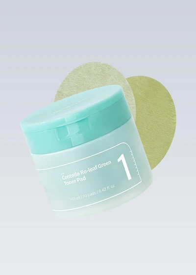 numbuzin No. 1 Centella Re-Leaf Green Toner Pad (70 pads)