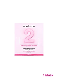 numbuzin No. 2 Rose PDRN Overnight Collagen Mask