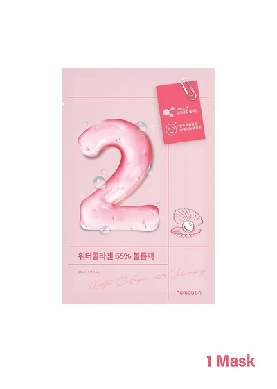 numbuzin No. 2 Water Collagen 65% Voluming Sheet Mask