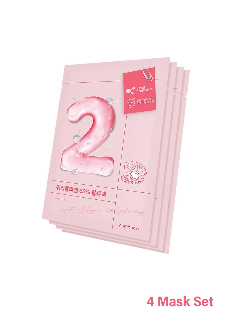 numbuzin No. 2 Water Collagen 65% Voluming Sheet Mask