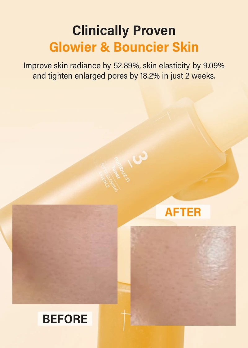 numbuzin No. 3 Super Glowing Essence Toner 200ml