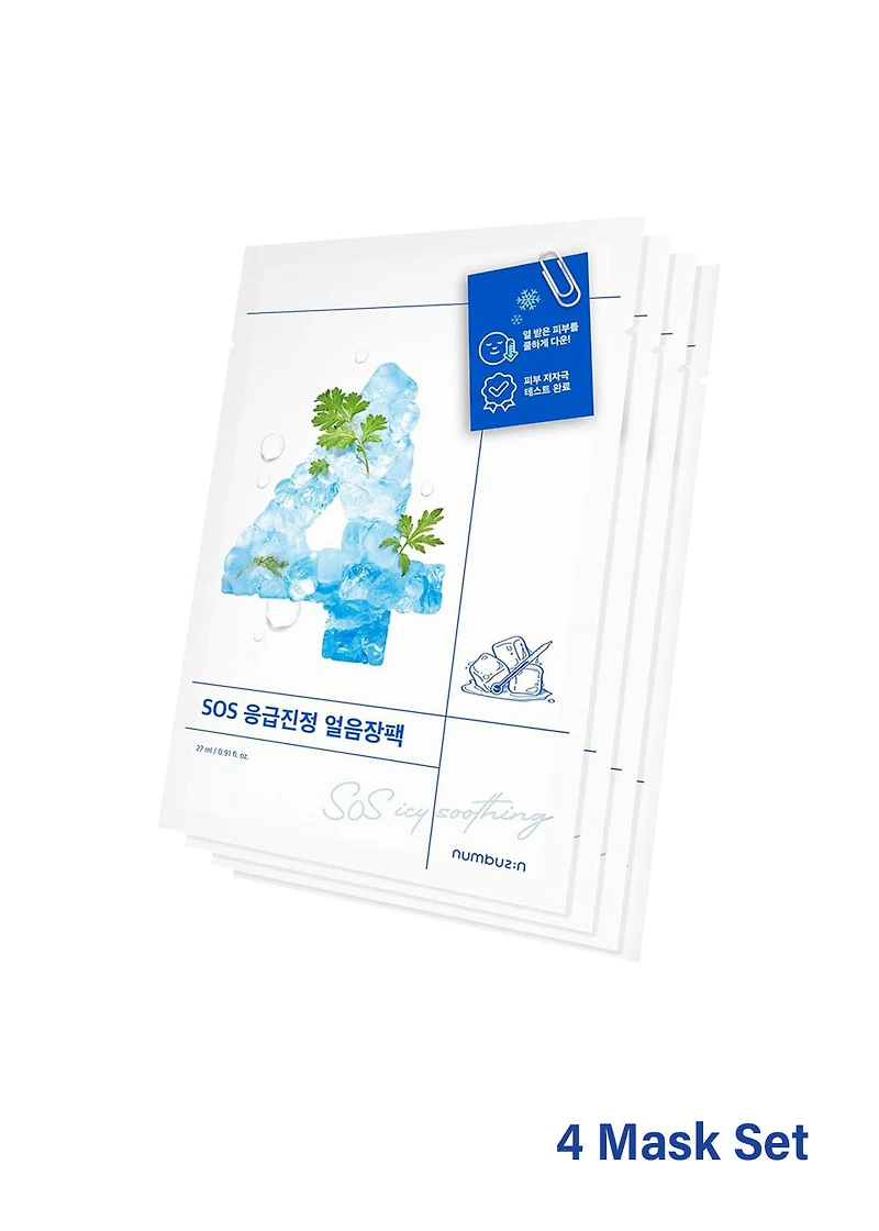 numbuzin No. 4 Icy Soothing Sheet Mask