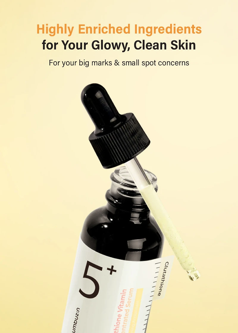 numbuzin No. 5+ Glutathione Vitamin Concentrated Serum 30ml