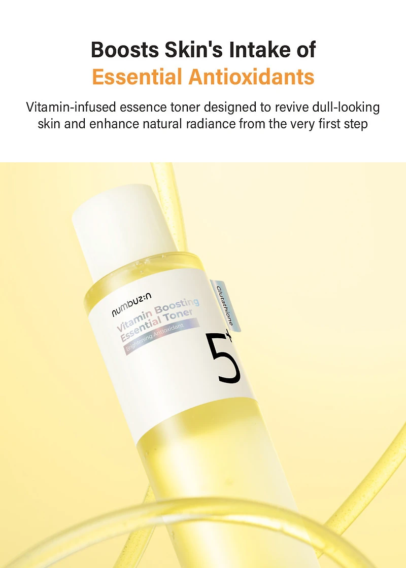 numbuzin No. 5+ Vitamin Boosting Essential Toner 200ml
