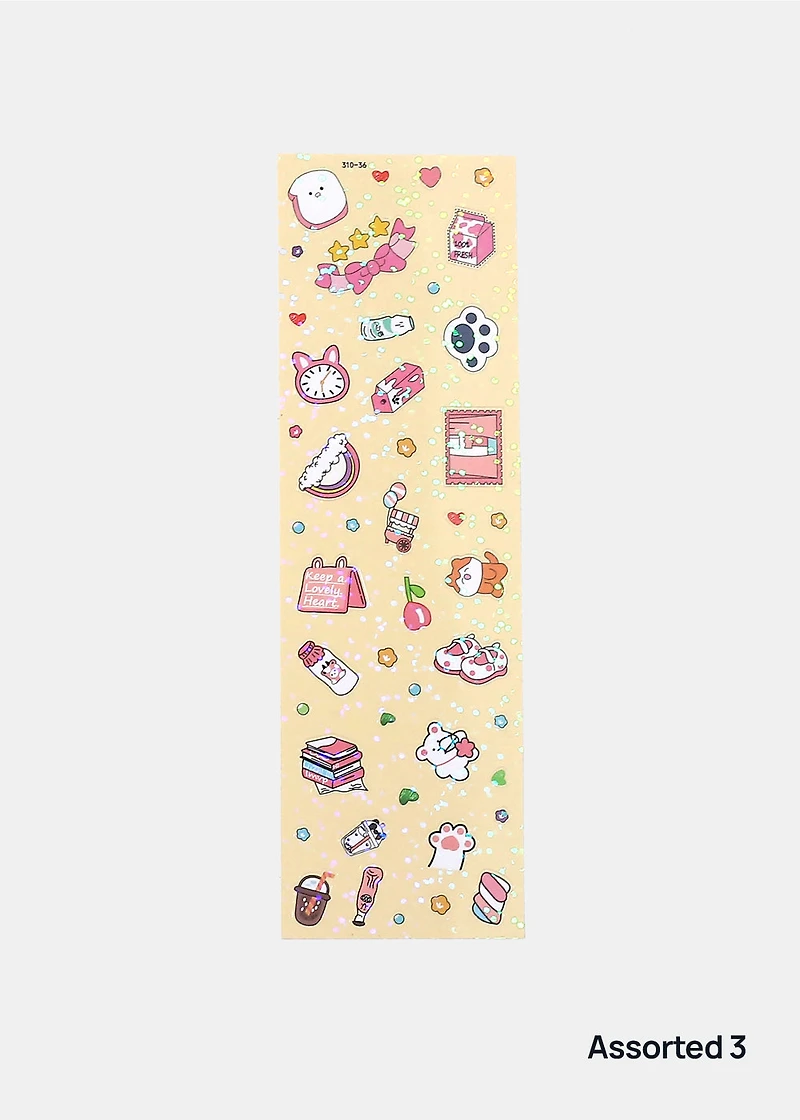 Official Key Items Sticker Sheet