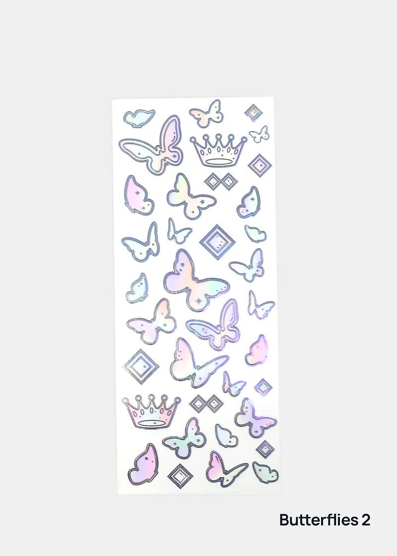 Official Key Items Sticker Sheet - Butterfly