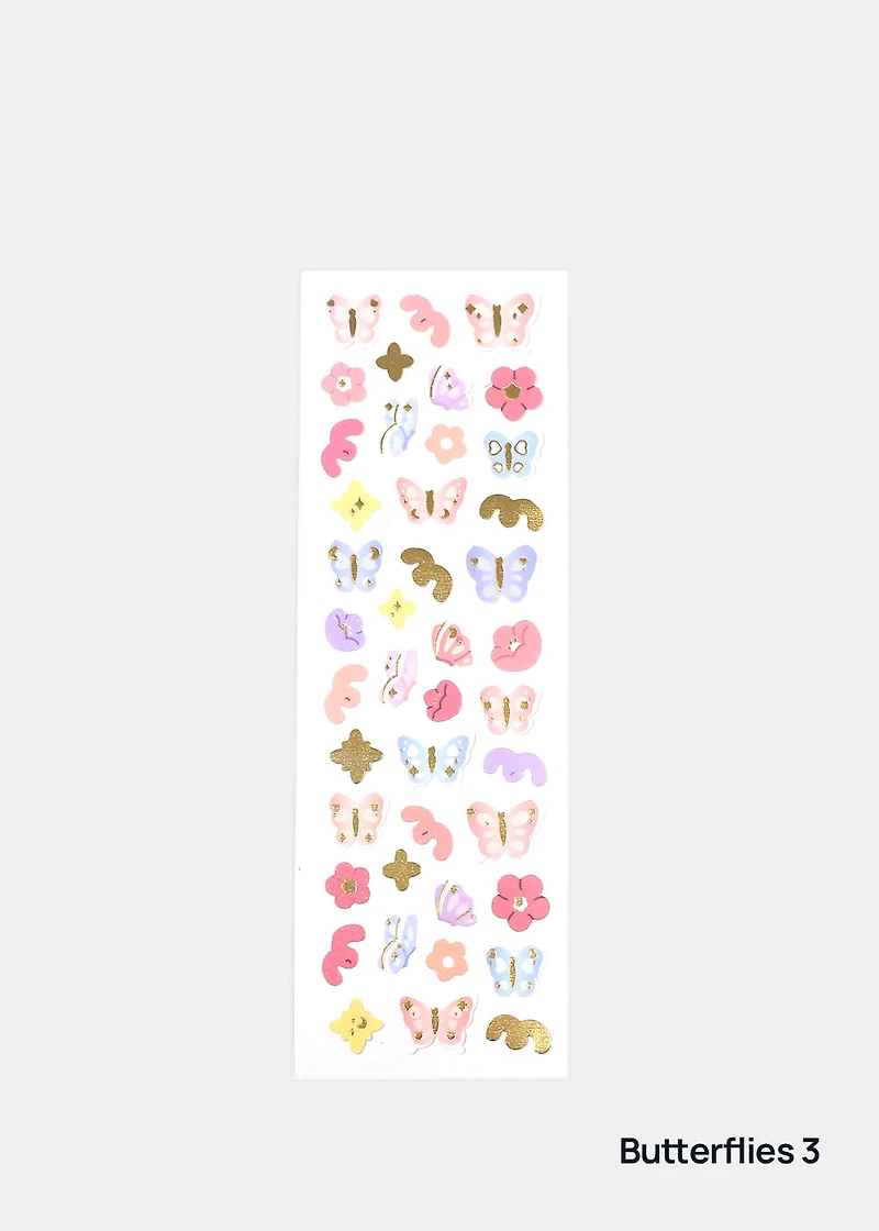 Official Key Items Sticker Sheet - Butterfly