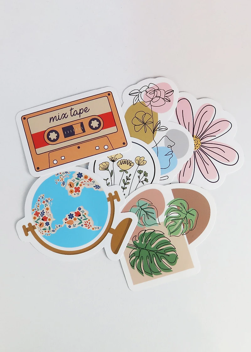 Official Key Items Sticker - Flower Globe