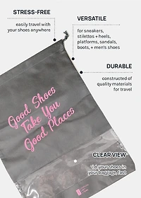 Official Key Items Travel Shoe Bag - Grey