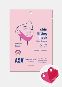 AOA Skin Chin Lifting Mask for V-Line Shaping – Green Tea + Vitamin C