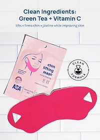 AOA Skin Chin Lifting Mask for V-Line Shaping – Green Tea + Vitamin C