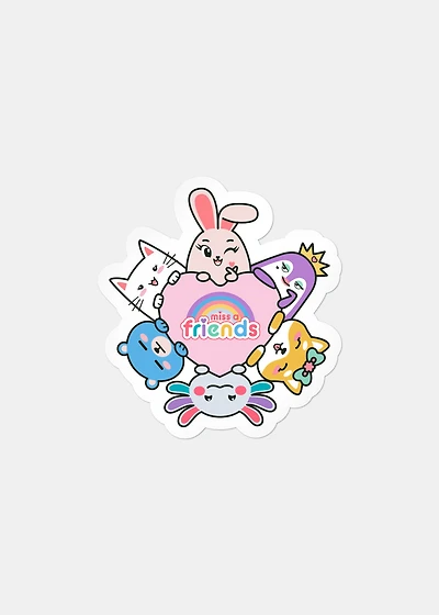 Official Key Items Sticker - Miss A Friends Love