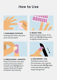 AOA Paw Paw Gel Polish Strips: Half & Half