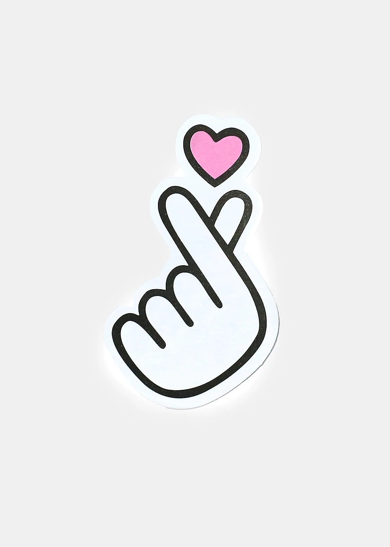 Official Key Items Sticker - Finger Heart