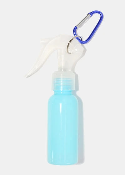 Cylinder Spray Travel Bottle with Carabiner