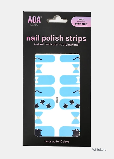AOA Nail Polish Strips: Whiskers