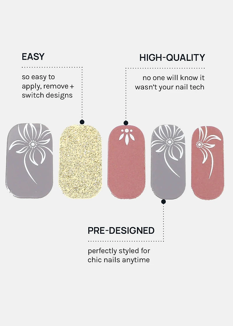 AOA Nail Polish Strips: Delicate