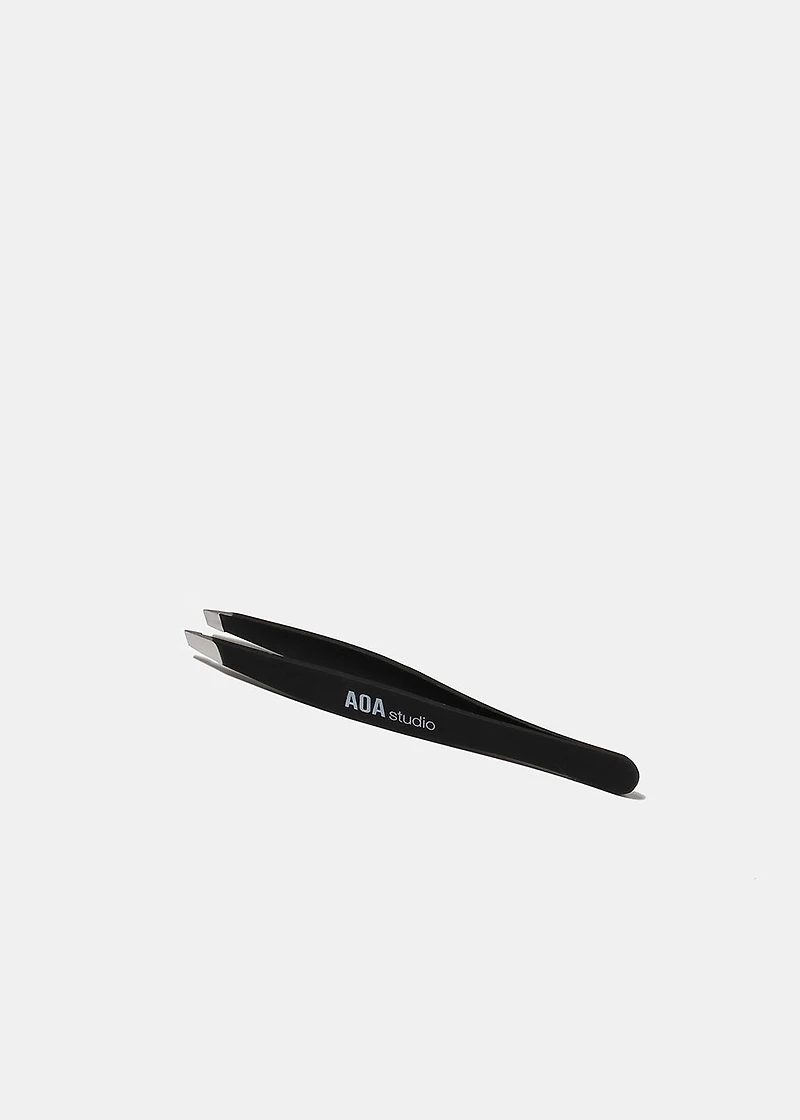AOA Precision Slant Tweezer - Black