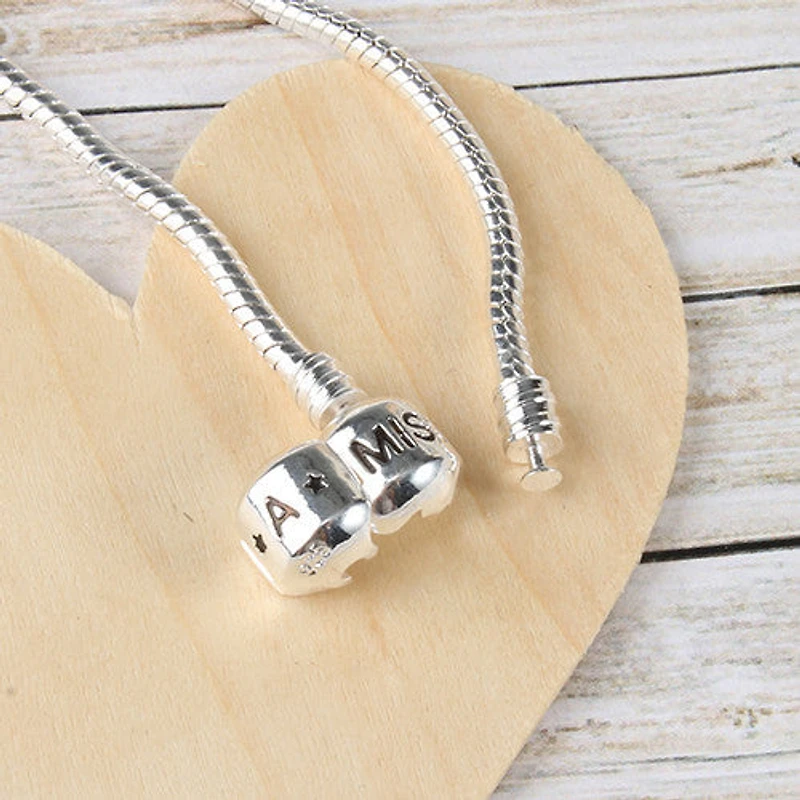 Miss A Bead Charm Foundation Bangle - Medium