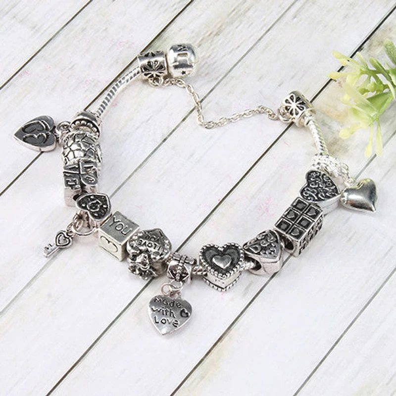 Miss A Bead Charm Foundation Bangle - Medium