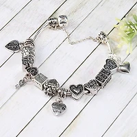 Miss A Bead Charm Foundation Bangle - Medium