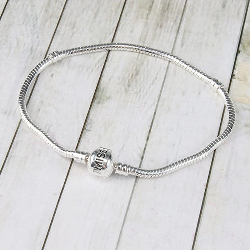 Miss A Bead Charm Foundation Bangle - Medium