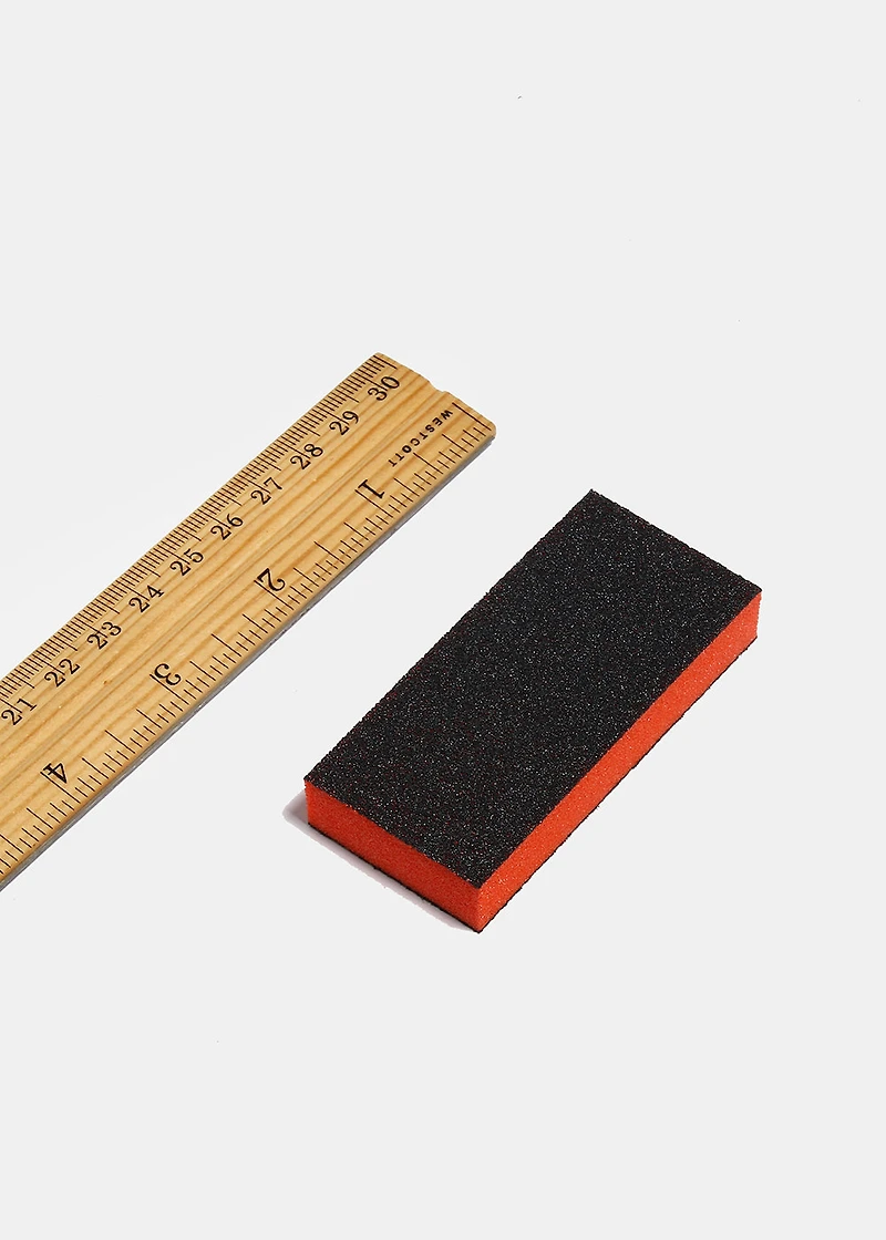 Slim Sanding Block- Black/Orange