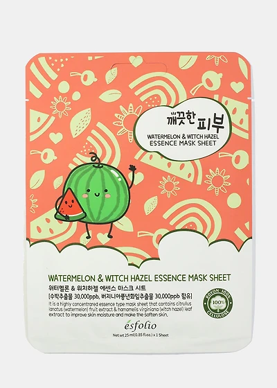 Watermelon & Witch Hazel Essence Face Mask