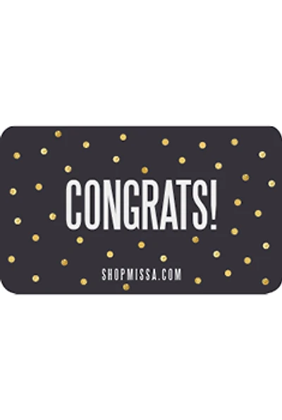 Congrats Gift Card