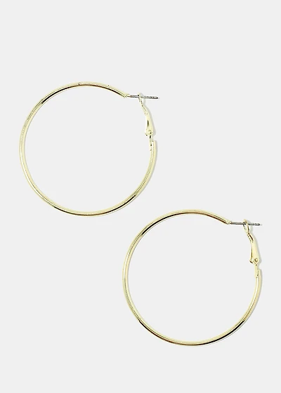 Gold Hoop Earrings