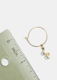 3 Pair Snake Hoop Earrings