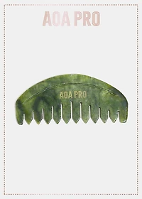 Jade Scalp Massaging Gua Sha Comb