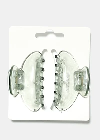Piece Transparent Claw Clip Set