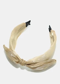 Shimmery Bow Headband