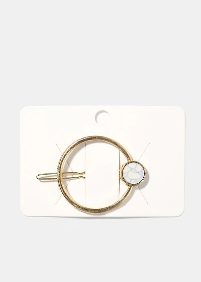 Modern Circle Hair Clip