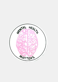 Official Key Items Sticker - Mental Health Matters