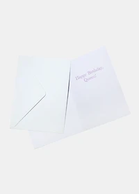 Happy Birthday Queen Greeting Card